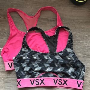 VSX Pink and Patterned Sports Bras